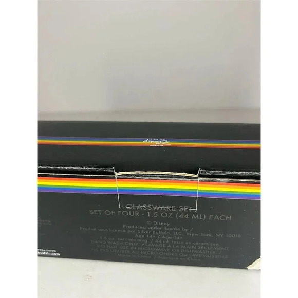 Disney Rainbow Collection 4-Piece Shot Glass Set Pride Mickey Mouse - Picture 3 of 4